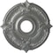 Ekena Millwork Attica Ceiling Medallion (Fits Canopies up to 5"), Hand-Painted Silver, 18"OD x 4"ID x 5/8"P CM18ATSLS - alternate 1